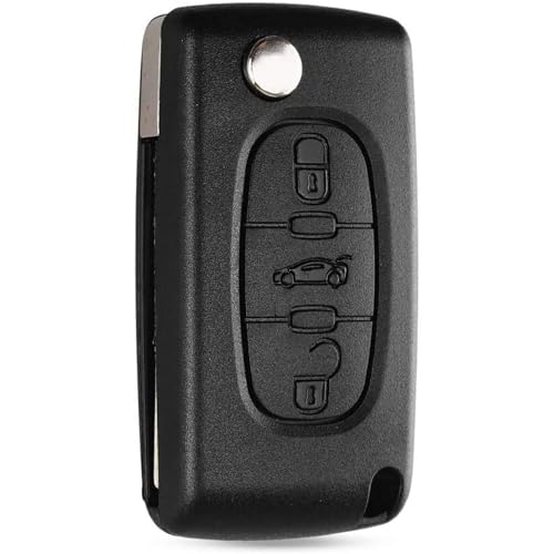 ENERGY01 HU83 CE0523-3 Tasti Guscio Chiave Peugeot 407 307 308 607 CE0523 HU83 Lama con scanalatura - Posizione della batteria sulla scheda elettronica - Soddisfatti o rimborsati