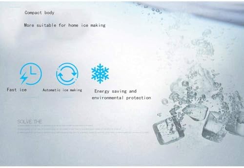Fabricadora de hielo portátil para mesa, dispensador de agua, ideal para cocina miniatura 4