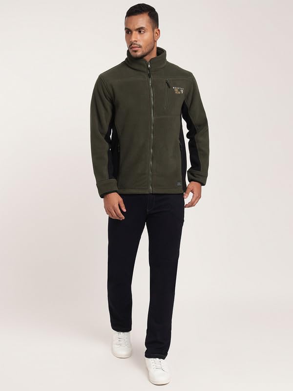 Image of MOUNTMILLER Men's Ripstop Dual Superbond HLKN Fleece Tactical Jacket | Water Repellant | Multi-Pocket | Abrasion-Resistant | Ideal for Outdoor, Hiking & Trekking
