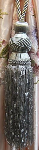 AIRDODO Beautiful Tassel Drapery Tiebacks for Window Home Decoration Curtain. 1pc
