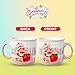 Silver Buffalo Strawberry Shortcake Drip Effect Ceramic Camper Mug with High Gloss Treatment, 20 Ounces