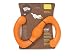 West Paw Design Zogoflex Bumi Guaranteed Tough Tug-o-War Dog Play Toy, Large, Tangerine