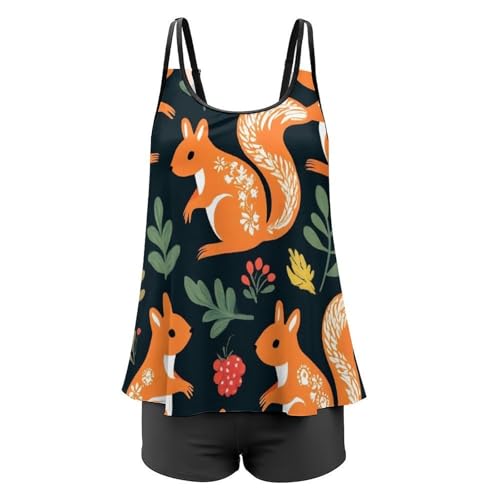 Sexy Tankini Bathing Suit Swim Tank Top with Boyshorts Tummy Control Loose Two Piece Swimsuits Beach Swimwear2