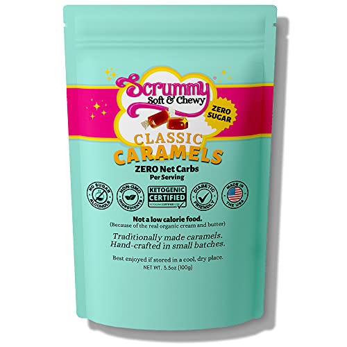 Sugar Free Candy Classic Caramel - Certified Keto Candy Made With Organic Butter And Organic Vanilla Extract - Zero Sugar Candy, Free From Sugar Alcohols, Low Carb Candy, And Zero Calories Candy #TOP24
