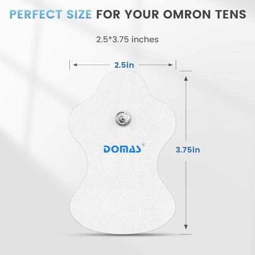 Image of 10 Pcs Replacement Pads Compatible with Omron TENS Units (PM500, PM400, PM3030), Not for Heat Pain Pro PM311 /PM800