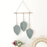 Tamaño y diseño: aprox. 42 x 55 cm. El bonito diseño de borlas de hojas es simple pero muy decorativo y le da a tu habitación el toque de textura justo.