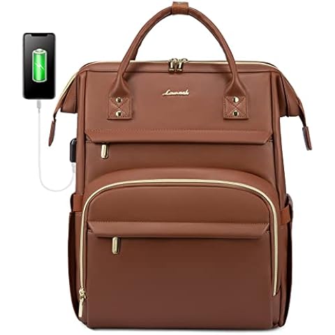 LOVEVOOK Leather Laptop Backpack Cover