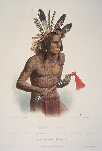 Affiche vintage Karl Bodmer Matotope | Décoration murale élégante pour salon et bureau chic