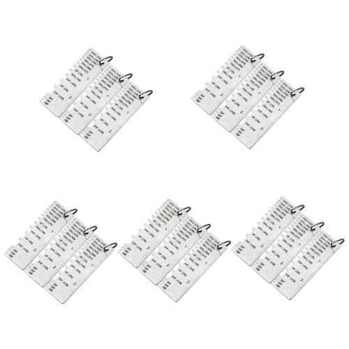 Herramienta de Medición de Grosor de Láminas de Metal Zerodeko 15 piezas miniatura 1