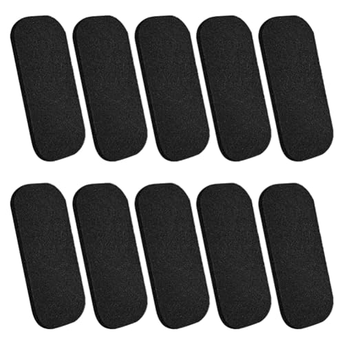Yunnaty 10 Filtros de Ventilador de Techo, Filtros de Aire de Carbón Activado, Filtros de Aspas de Ventilador de Techo Autoadhesivos Universales para el Hogar