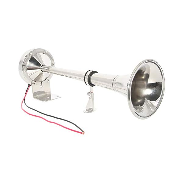 YaeGarden Marine Boat Single Trumpet Horn Stainless Steel Single