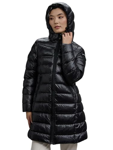 Blauer Para Mujer. 25WBLDK02069 ChaquetóN Largo Adelaide Negro (M), Casual, Poliamida - 3