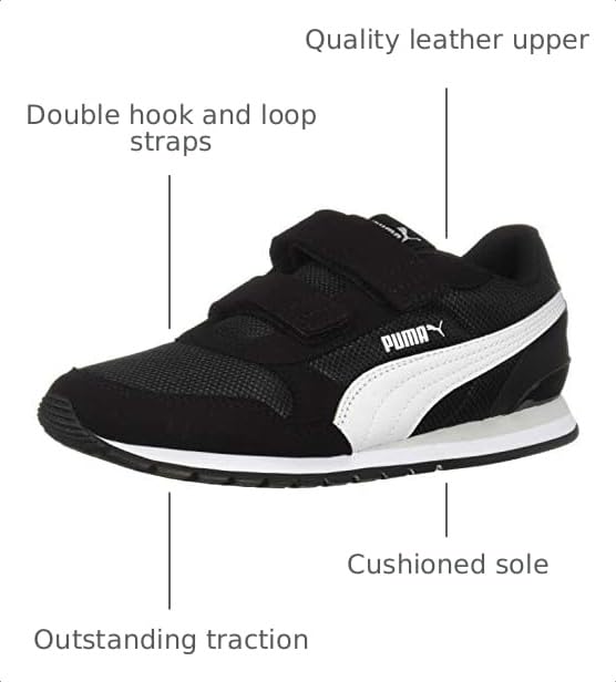 Image of Puma Unisex-Child St Runner Hook and Loop