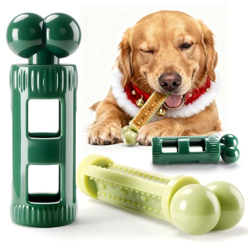 Kseroo Dog Toys for Aggressive Chewers: Long-Lasting Interactive Dog Toy to Keep Your Dogs Busy, Durable Nylon, 3 Refill Zones, Detachable & Easy to Clean for Medium & Large Dogs