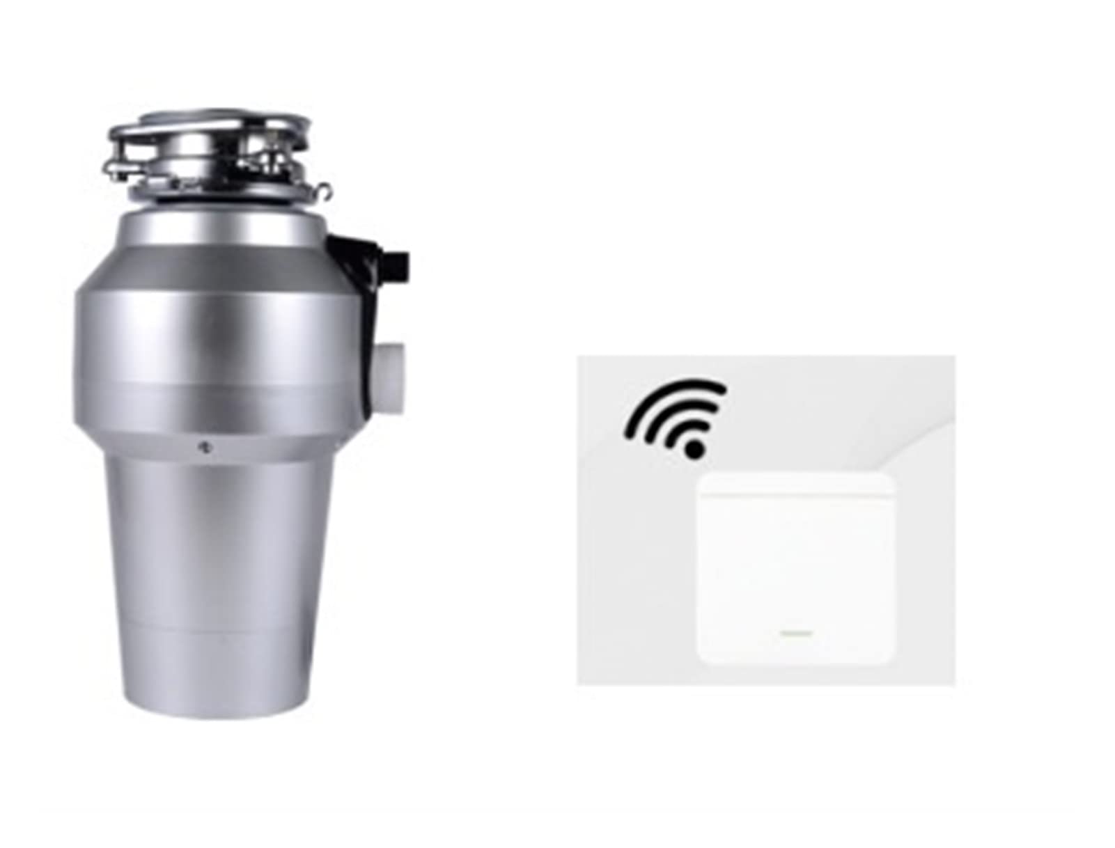 Triturador de Basura, recogedor de Alimentos, triturador de residuos, triturador de Acero Inoxidable, procesador de residuos de Cocina, electrodoméstico para Fregadero de 560 W (Interruptor inalámbri