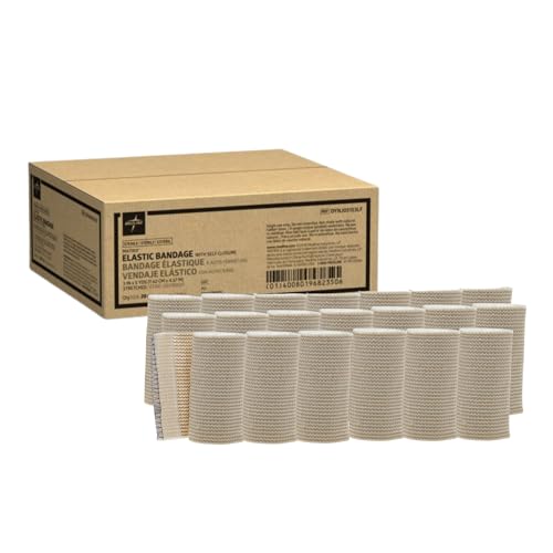 Medline Sterile Matrix Wrap Elastic Bandage, Medium Compression, 4' x 5 yd., 20 Count