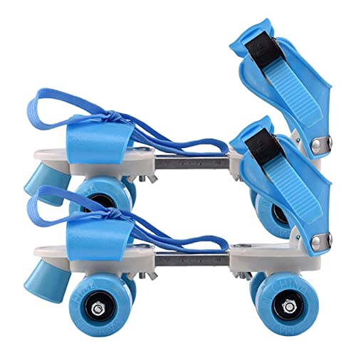 Wpsagek Patins réglables, Patins à roulettes d'extérieur - Patins à Double rangée pour avec 4 Roues | Facile...