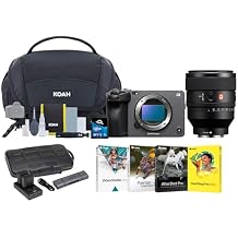 Sony FX3A Full-Frame Cinema Camera with 50mm f/1.2 GM Lens Bundle with 2-Pack Batteries, Memory Card, 4 Softwares, Bag with Cleaning Kit and Card Reader