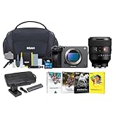 Sony FX3A Full-Frame Cinema Camera with 50mm f/1.2 GM Lens Bundle with (2-Pack) Batteries, Memory Card, 4 Softwares, Bag with Cleaning Kit and Card Reader