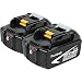 Produktbild [2 Stück] BL1860B 18V Ersatzakkus für Makita akku 18V BL1860 BL1850 BL1850B BL1830 BL1830B BL1840 BL1815 BL1845 194204-5 LXT-400 Akku-Elektrowerkzeuge mit LED-Ladeanzeige