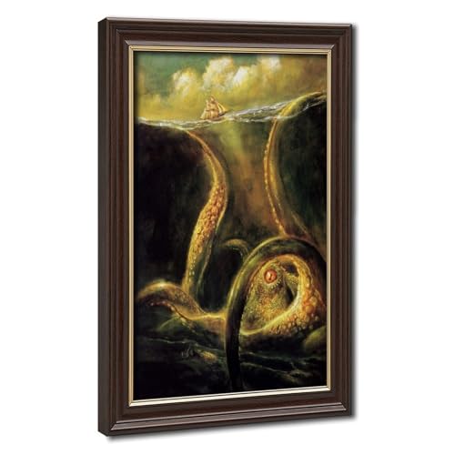Toile Kraken monstre marin pour personnaliser votre espace de travail