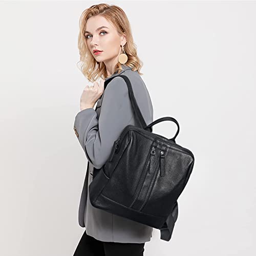 S-Zone Women Genuine Leather Backpack Casual Convertible Shoulder Bag Purse #TOP1