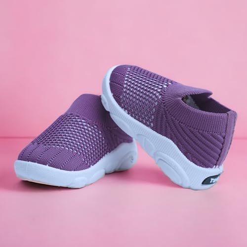 Image of Infant Shoes for Baby Boys & Girls | Musical Sound Walking Shoes | First Walker Shoes for Toddlers | Lightweight Breathable Knit Sneakers | Soft Sole Comfortable Slip On Shoes for Newborns, Babies & Kids