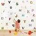 IARTTOP Adorable Animal Alphabet Wall Decal, Educational ABC Wall Sticker for Kids Bedroom Decoration, Lovely Letters Nursery Classroom Wall Art