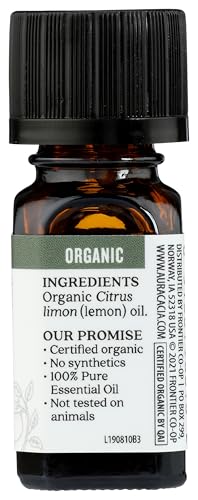 Aceite Esencial Orgánico de Limón Aura Cacia 0.25 oz miniatura 5