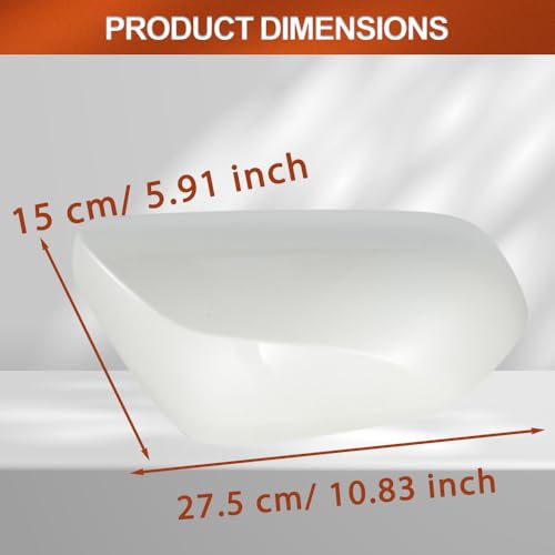 TOTMOX Door Wing Mirror Cover Cap, Rearview Mirror ion Cover Door Side shapeing Trim, White Painted, 2018-2022 Compatible with Toyota Camry - Right Passenger Side by TOTMOX - Used condition - Image 9