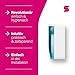 Satino HYGINITY Jumbo Toilet Paper Dispenser - Made in Germany - Toilet Paper Dispenser with Level Indicator - for Commercial & Industrial - White