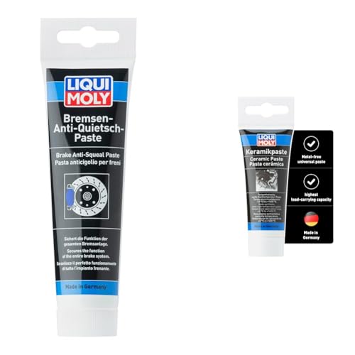 LIQUI MOLY Bremsen-Anti-Quietsch-Paste 100 g & Keramikpaste 50 g | Paste | Art.-Nr.: 3077 & 3418