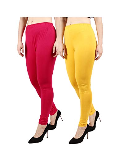 Image of Women's Plus Size Relaxed Fit Cotton Leggings - Multicolor Delights for Comfort and Style (Multicolor