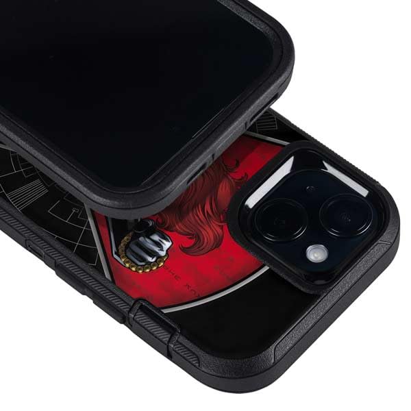 Skinit Decal Phone Skin Compatible with OtterBox Defender iPhone 13 - Officially Licensed Marvel Black Widow Natasha Romanova Design