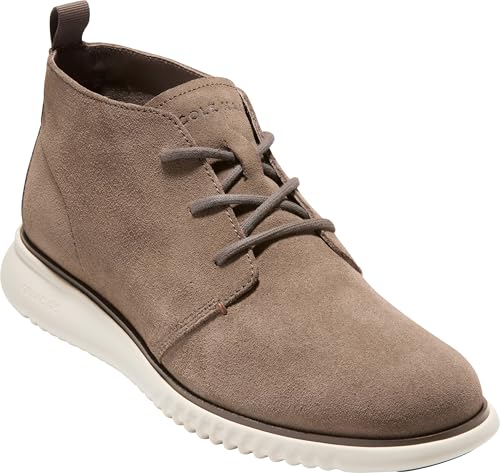 Cole Haan Cole Haan Men's 2.Zerogrand Chukka Boots, Morel Suede/Natural/Ivory, 9-M US