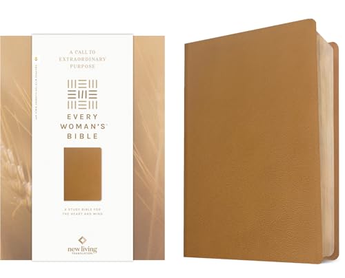 NLT Every Woman’s Bible, Filament Enabled (Genuine Leather, Camel, Red Letter) - image 1