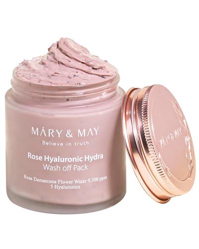 MARY & MAY Rose Hyaluronic Hydra Wash Off Pack (125 g)