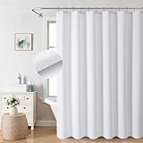 Photo Gallery eachope tenda da doccia lunga in lino testurizzato, set di tende da doccia in tessuto resistente con ganci, impermeabile, neutra, in tessuto di poliestere di lusso, tende da doccia per bagno, 183 x Photo Gallery eachope tenda da doccia lunga in lino testurizzato, set di tende da doccia in tessuto resistente con ganci, impermeabile, neutra, in tessuto di poliestere di lusso, tende da doccia per bagno, 183 x