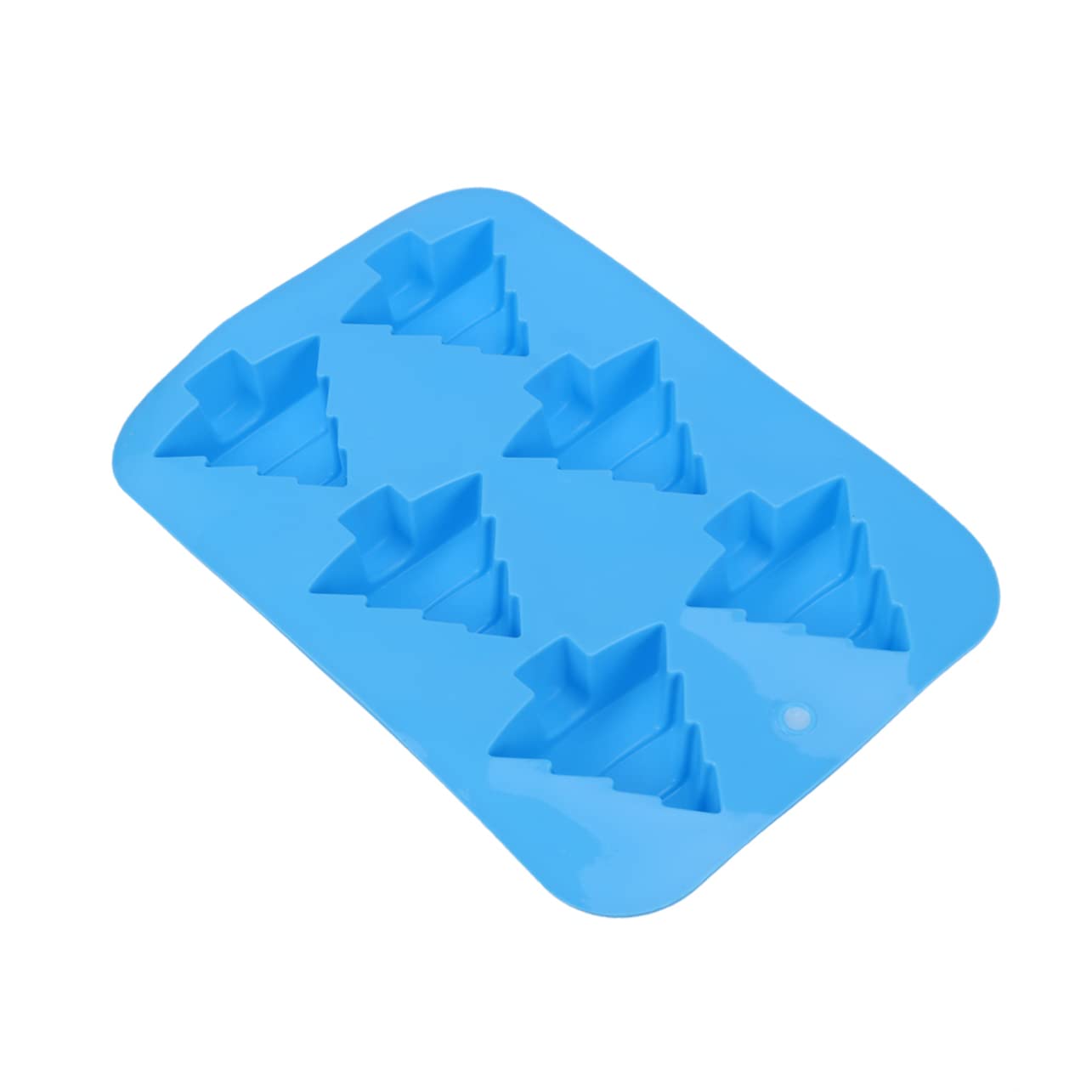 MAGICLULU 3pezzi Stampo Silicone Per Dolci Forma Di Albero Di Natale Cavità Antiaderenti Adatto Per Cioccolatini Gelatine Biscotti e Fondente Silicone Alimentare Facile Da Pulire Blu