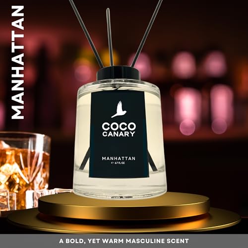 Coco-Canary-67-oz-Reed-Diffusers-for-Home-Manhattan-Reed-Diffuser-for-Men-and-Women-Reed-Diffuser-for-Office-Apartment-Must-Haves-Reed-Diffuser-Set-for-Bathroom-Diffuser-Set Coco Canary 67 oz Reed Diffusers for Home Manhattan Reed Diffuser for Men and Women Reed Diffuser for Office Apartment Must Haves Reed Diffuser Set for Bathroom Diffuser Set