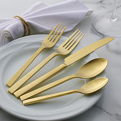 Oneida Chef's Table Champagne 20 Piece Everyday Flatware Set, Service for 4, 18/0 Stainless Steel, Silverware Set by Oneida - Image 5