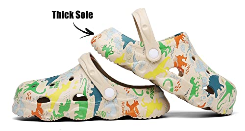Image of INMINPIN Kids Cute Clogs Cartoon Garden Shoes Boys Girls Slides Slippers Indoor Outdoor Children Water Shower Beach Pool Sandals