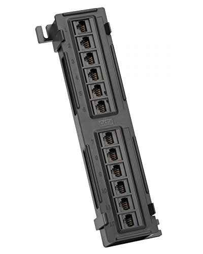 Bloc RJ45 Cat6 non blindé Platinum Tools 660-12C6 à 12 ports pour connexions fluides