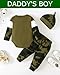 SUNNY PIGGY 3-6 Months Boy Clothes Baby Boys Outfits Fall Winter Infant Romper Striped 3Pcs Green Fall Pants Set Cute Hat Fashion Bodysuit Clothing Set