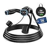 Spark Drive EV Charging Cable Type 2 to Type 2-32A | 7.2kW | Single Phase | 5/7/10m | Facilitates Fast Charging(5 Meter)