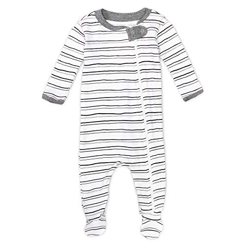 Image of HonestBaby Baby 2-Pack Organic Cotton Footed Pajama Sleep & Play