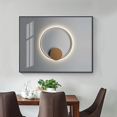 Couvercle de compteur électrique en peinture décorative pour salon