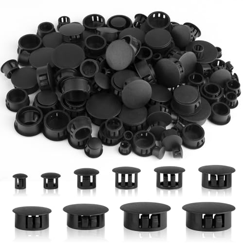 150 pièces de cache-trous pour trous de perçage, 6/8/10/12/14/16/18/20/22/25 mm Bouchons...