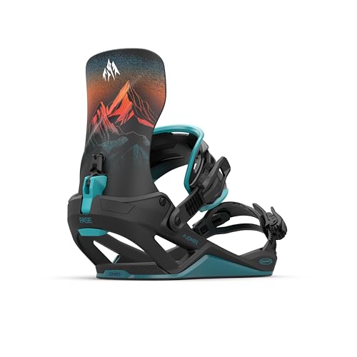 JONES Mercury Fase Snowboard Bindings – Blue Art – All-Mountain Freeride...