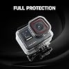 SHOOT Waterproof Housing Case for Insta 360 Ace Pro Diving Protective Underwater Shell with Quick Release Bracket & Thumbscrew Accessories